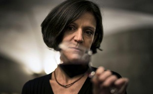 Ludivine Griveau, première régisseuse des Hospices de Beaune, prestigieux domaine bourgignon, le 29 octobre 2015 à Beaune (Côte d'or)