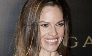 L'actrice américaine Hilary Swank, le 17 janvier 2013 à Hong Kong.