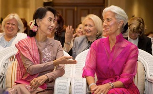 La directrice générale du Fonds monétaire international (FMI) Christine Lagarde a appelé samedi la Birmanie, en plein essor économique après des décennies de junte militaire, à se concentrer sur la lutte contre la pauvreté.
