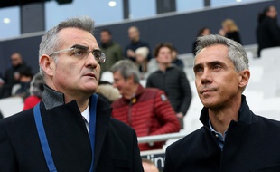 Eduardo Macia (à gauche) est le directeur sportif des Girondins de Bordeaux.