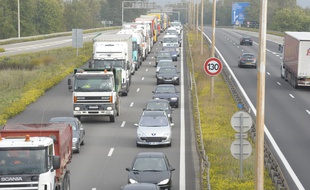 Illustration autoroute Strasbourg.