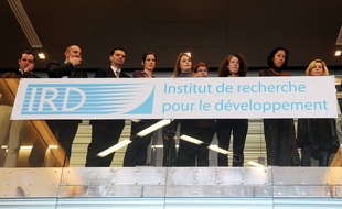 Inauguration de l'IRD à Marseille en 2008.