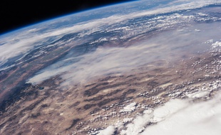 La planète Terre, vue de l'espace.