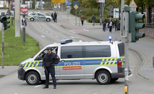 Une fusillade devant une synagogue à Halle, dans l'est de l'Allemagne, a fait deux morts, le 9 octobre 2019.