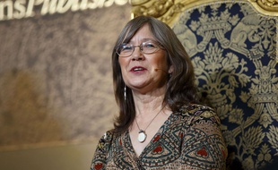 Robin Hobb, en conférence à Londres, en août 2014.