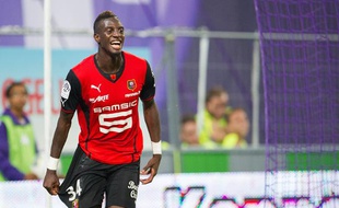 Tiémoué Bakayoko lors du match entre Rennes et Toulouse le 26 octobre 2013.