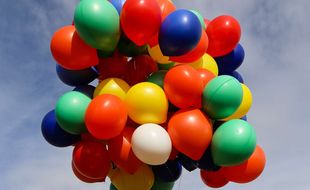 Les ballons de baudruche servaient à dissimuler la drogue. Illustration.