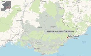 La commune de Saint-Jeannet, dans les Alpes-Maritimes.