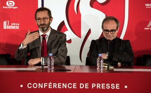 Marc Ingla, directeur général adjoint du Losc, et Luis Campos, conseiller sportif du club