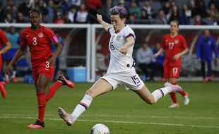 Megan Rapinioe, avec le maillot des Etats-Unis
