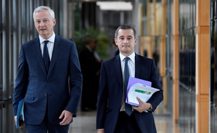 Bruno Le Maire et Gérald Darmanin, le 26 septembre 2019.