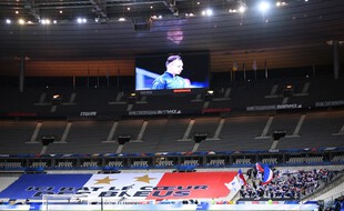 Lors du dernier match face à l'Ukraine, moins de 1000 supporters avaient pu rentrer dans le Stade de France.