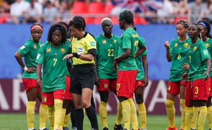 Les Camerounaises lors du match contre l'Angleterre.