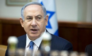 Le premier ministre Benjamin Netanyahou lors d'une réunion interministérielle hebdomadaire à Jérusalem, le 6 décembre 2015