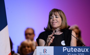 La maire de Puteaux Joëlle Ceccaldi-Raynaud, le 10 juin 2015 à Puteaux
