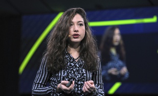 Diana Filippova, membre de la communauté Ouishare et qui a concocté le programme de ce Ouishare Fest 2015.