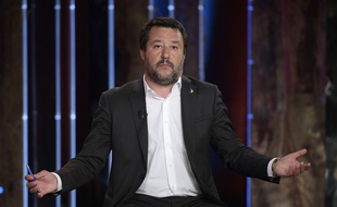 Le ministre de l'Intérieur italien Matteo Salvini.