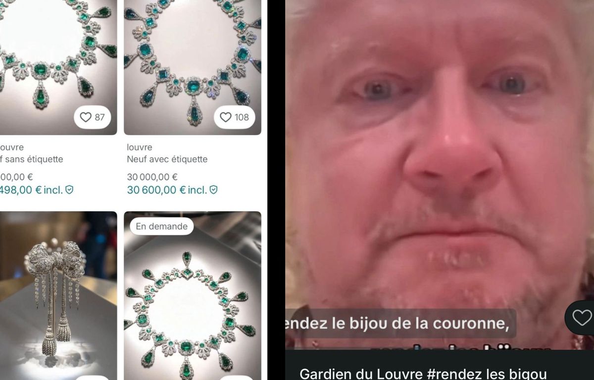 Cambriolage au Louvre : Sur Vinted vous pouvez retrouver les bijoux volés