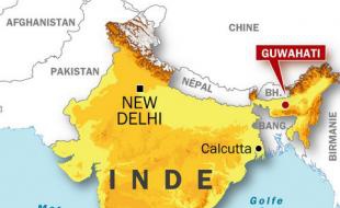 Onze bombes ont explosé en même temps dans l'Etat d'Assam en Inde jeudi 30 octobre 2008