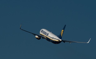 Un avion de Ryanair.