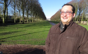A Seclin, le 16 janvier 2015 - Portrait de Damien Bancal, internaute passionne de cybercriminalite.
