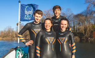 Lucas, Chloé, Matthieu et Louise, de gauche à droite.