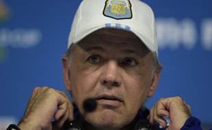 Alejandro Sabella, le sélectionneur de l'Argentine, le 8 juillet 2014, à Sao Paulo.
