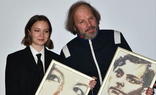 Diane Rouxel et Philippe Katerine lors de la 37e cérémonie des Prix Romy Schneider et Patrick Dewaere 2019