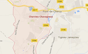 La commune de Charvieu-Chavagneux, en Isère.