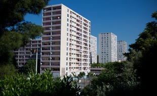 Marseille le 17 mai 2011 - La cité de la Busserine dans les quartiers nords de Marseille