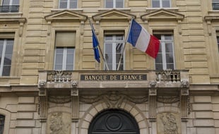 La Banque de France à Paris.