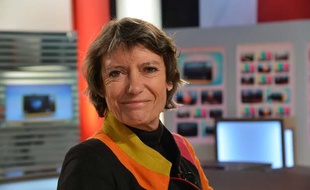Veronique Cayla, presidente d'Arte sur le plateau de LCI en mars 2013.