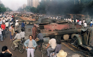 Le 4 juin 1989, à proximité de la place Tiananmen