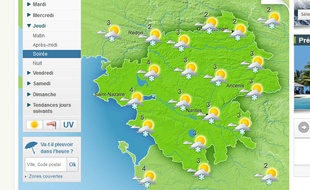 Quelques flocons sont prévus jeudi, à partir de la fin d'après-midi, sur la Loire-Atlantique.