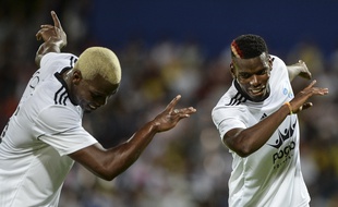 Mathias et Paul Pogba en plein «Dab Contest».