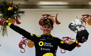 Thomas Boudat après sa belle victoire sur le Tour d'Andalousie, la semaine dernière.
