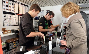 Photo d'illustration - Boutique de cigarettes électroniques