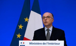Le ministre de l'Intérieur, Bernard Cazeneuve , le 28 janvier 2016