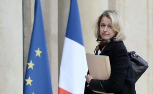 La secrétaire d'Etat à la Biodiversité Barbara Pompili arrive à l'Elysée, le 25 avril 2016 à Paris