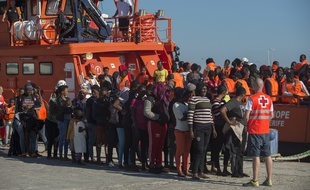 Les sauveteurs en mer espagnols ont secouru 675 migrants au cours du week-end entre le Maroc et l'Espagne. (Illustration)