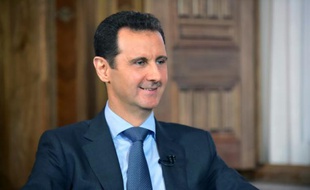 Image fournie par l'agence officielle syrienne SANA du président syrien Bachar al-Assad, le 26 août 2015 à Damas