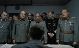 Le député Guénhaël Huet (LR) a porté plainte contre X en juillet 2016 à cause d'une vidéo qui le caricature en Hitler.