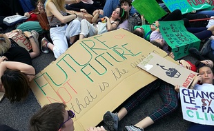 Lors de la marche des jeunes pour le climat à Lyon le 24 mai 2019.