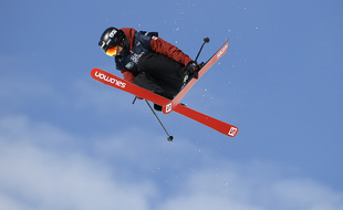 Antoine Adelisse le 19 mars 2021 à Aspen, au Colorado.