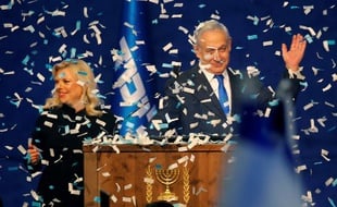 Benjamin Netanyahou à Tel Aviv, le 2 mars 2020