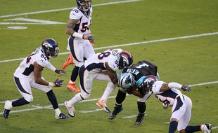 La finale du Superbowl entre les Denver Broncos et les Carolina Panthers, le 7 février 2016.