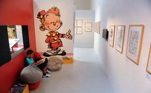 Image extraite d'une exposition consacrée à Spirou à Angoulême en 2013.