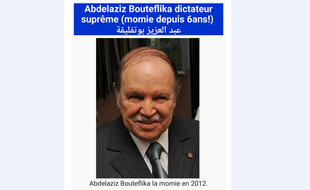 A l'occasion de l'anniversaire du président algérien, Abdelaziz Bouteflika, un internaute a modifié sa page Wikipedia en français.