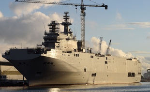Le BPC Sébastopol à Saint-Nazaire en novembre 2014