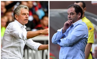 Christian Gourcuff et Stéphane Moulin.